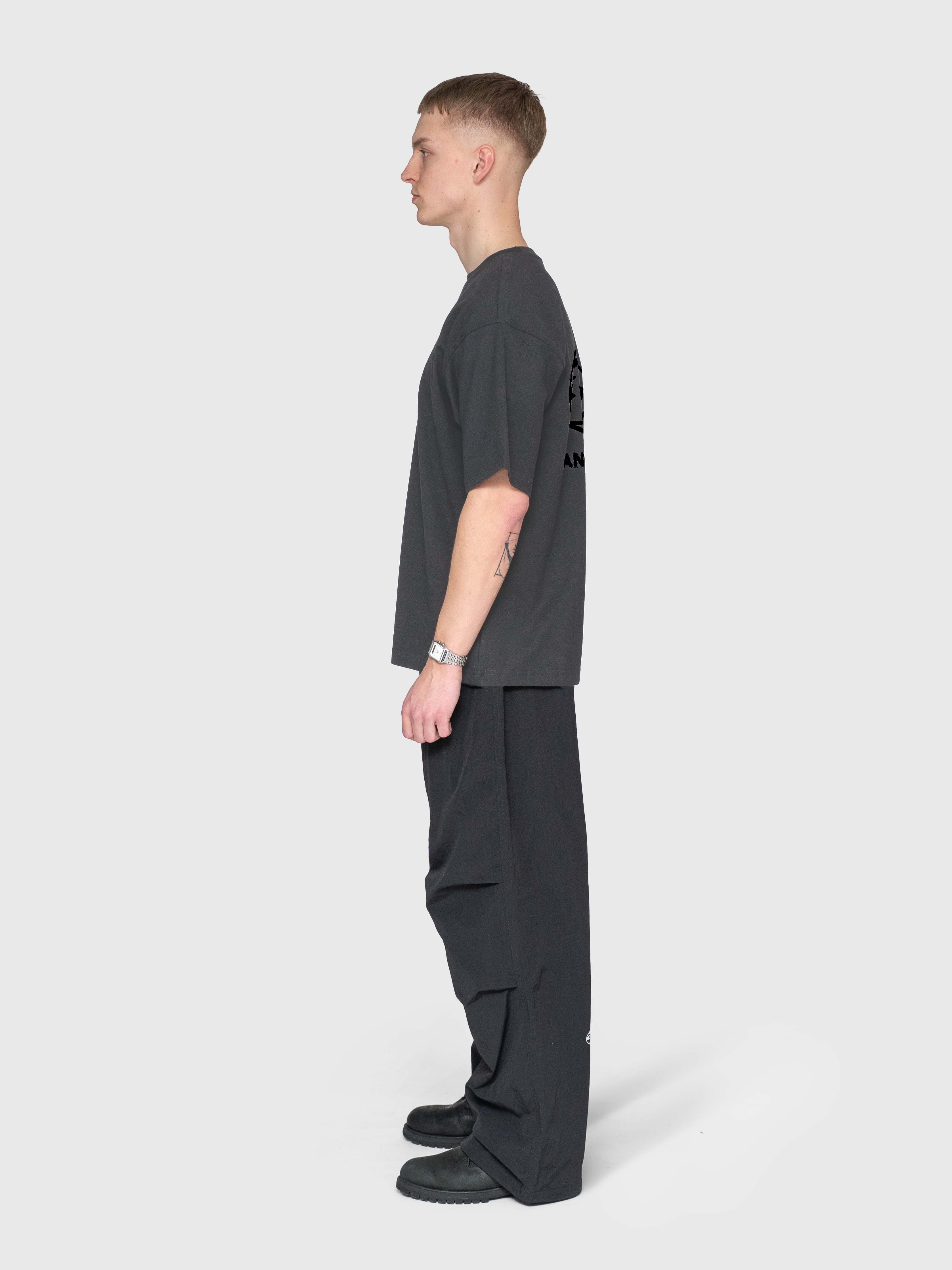Anywear Box Tee - Steel/Black
