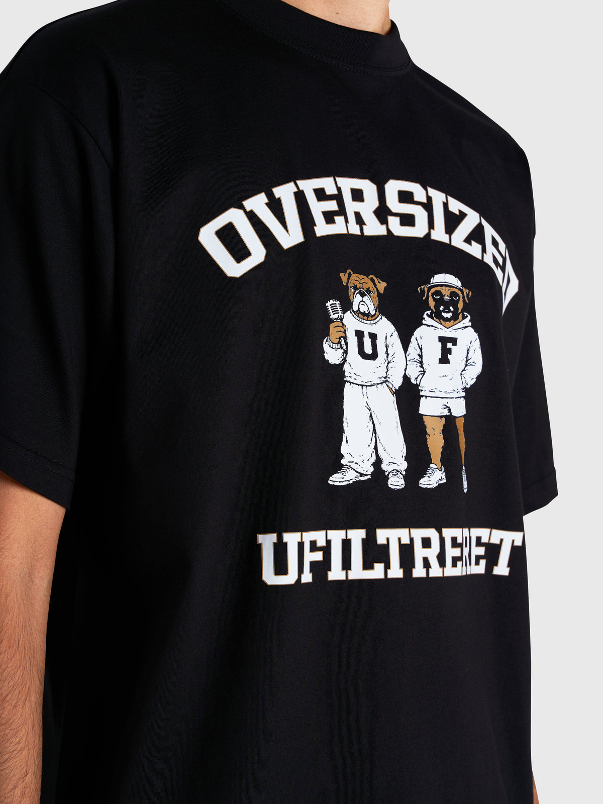 Unfiltered College Box Tee - Black