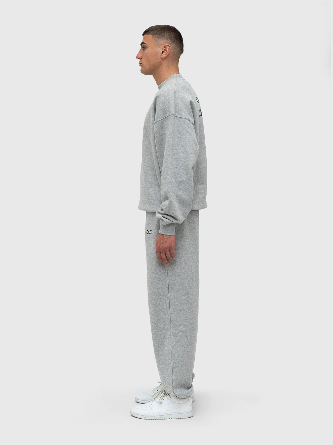 Confidence Sweatshirt - Melange Grey/Forest