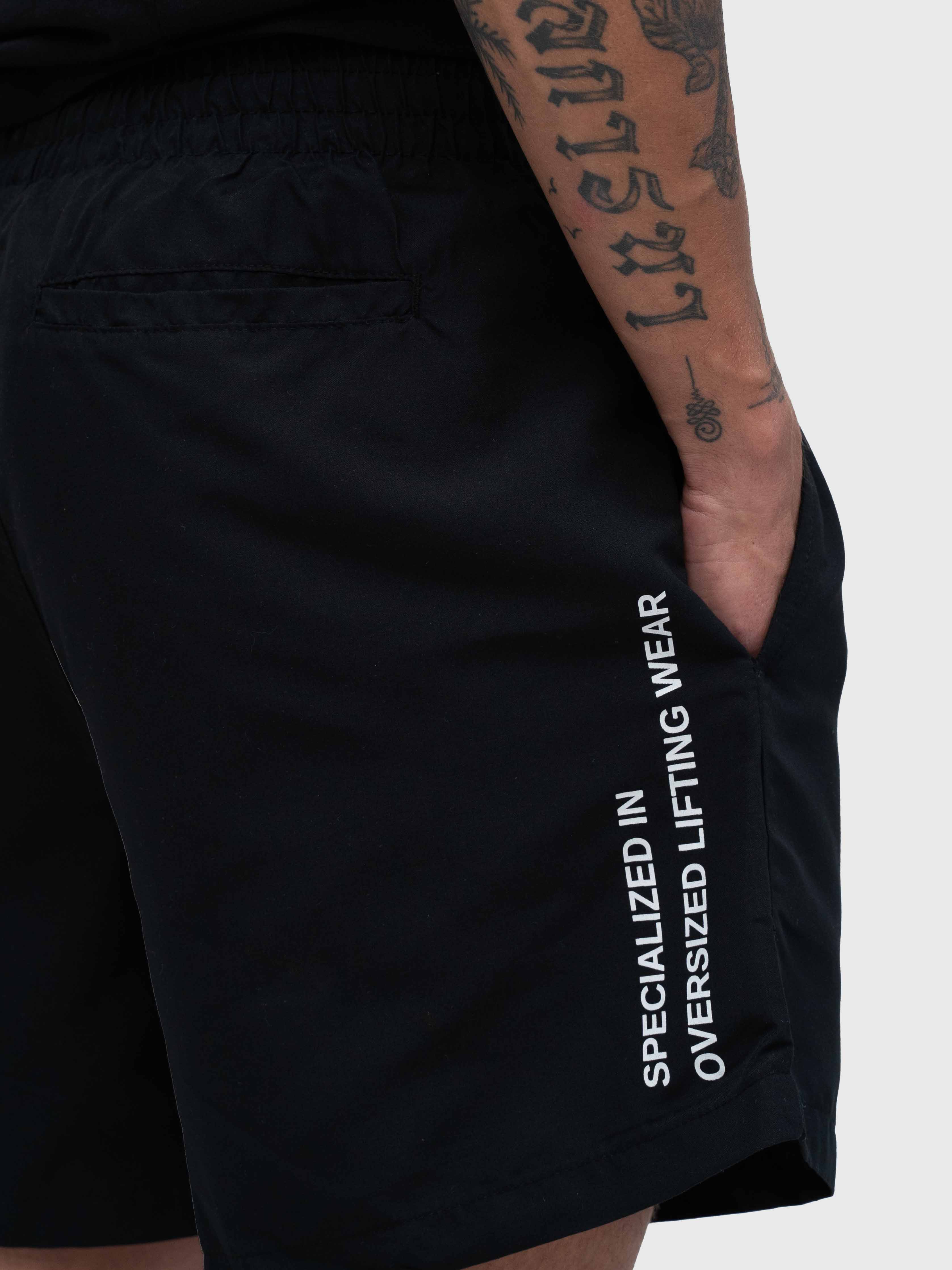 Confidence Core Shorts - Black/White