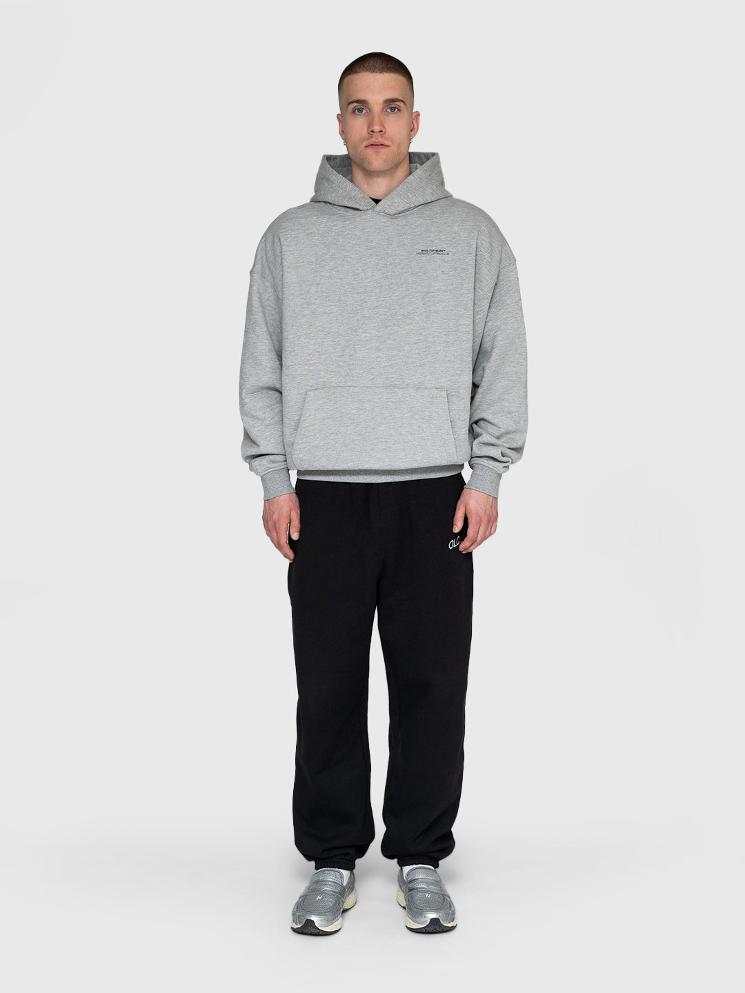Consistency Hoodie - Melange Grey/Black/Navy