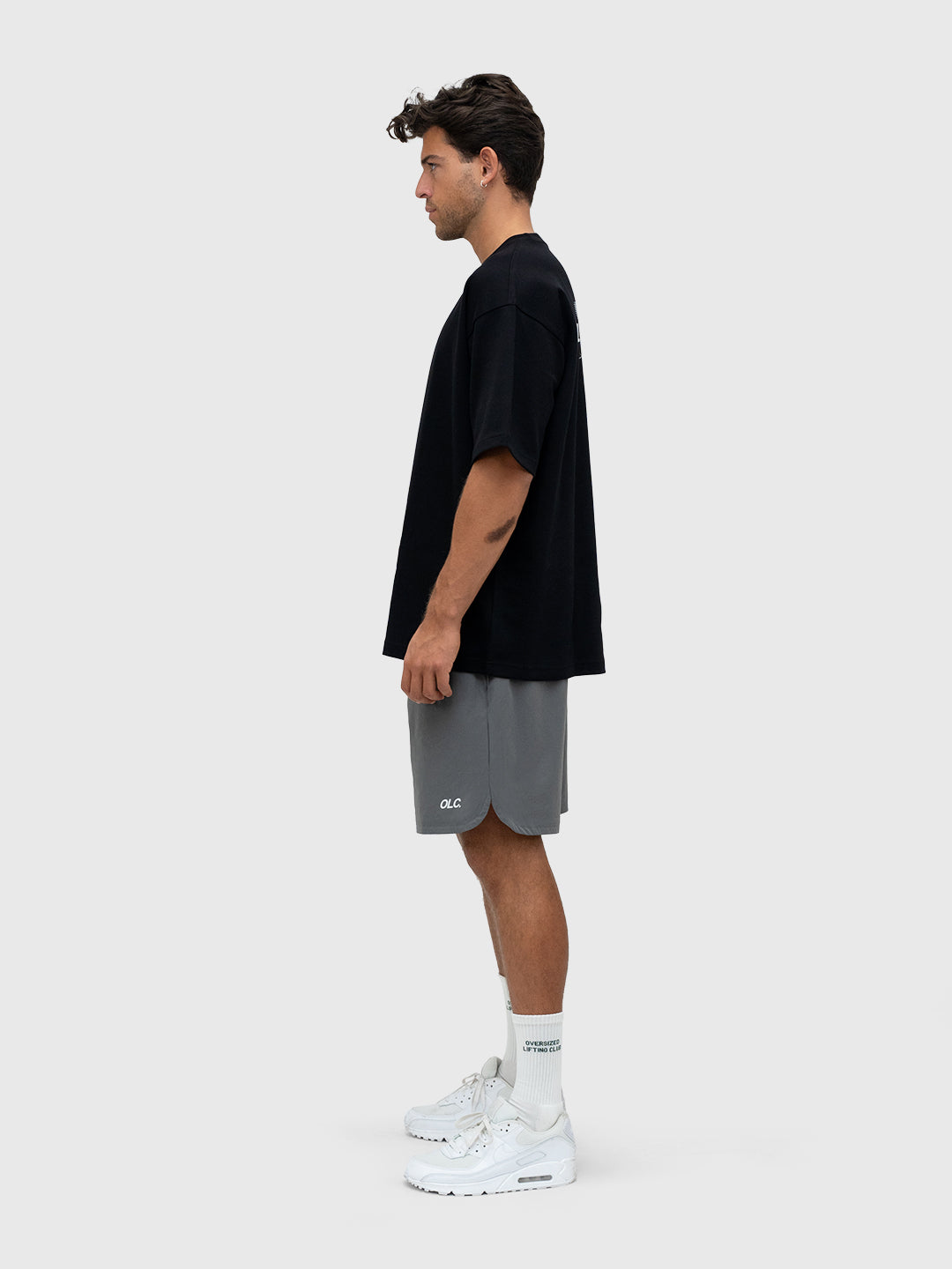 Logo Tech Shorts - Charcoal/White