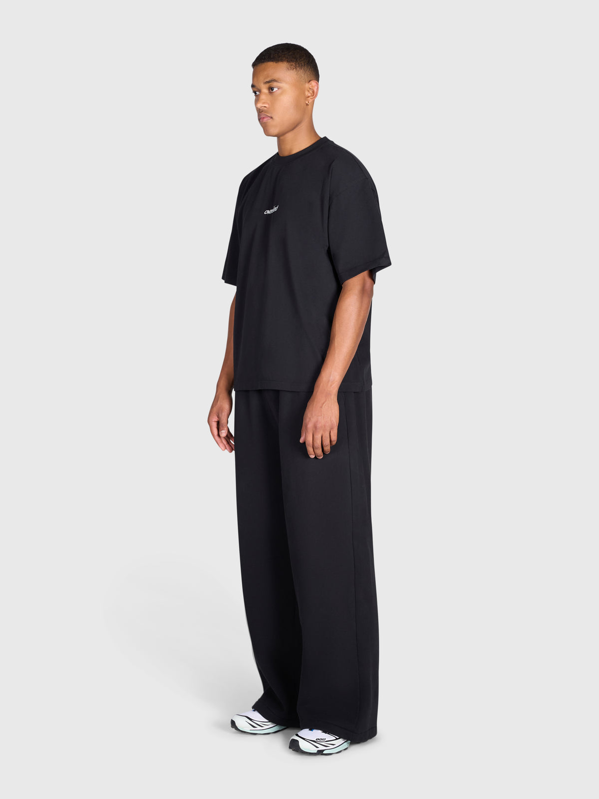 Tartan Arch Box Tee - Black/Blue