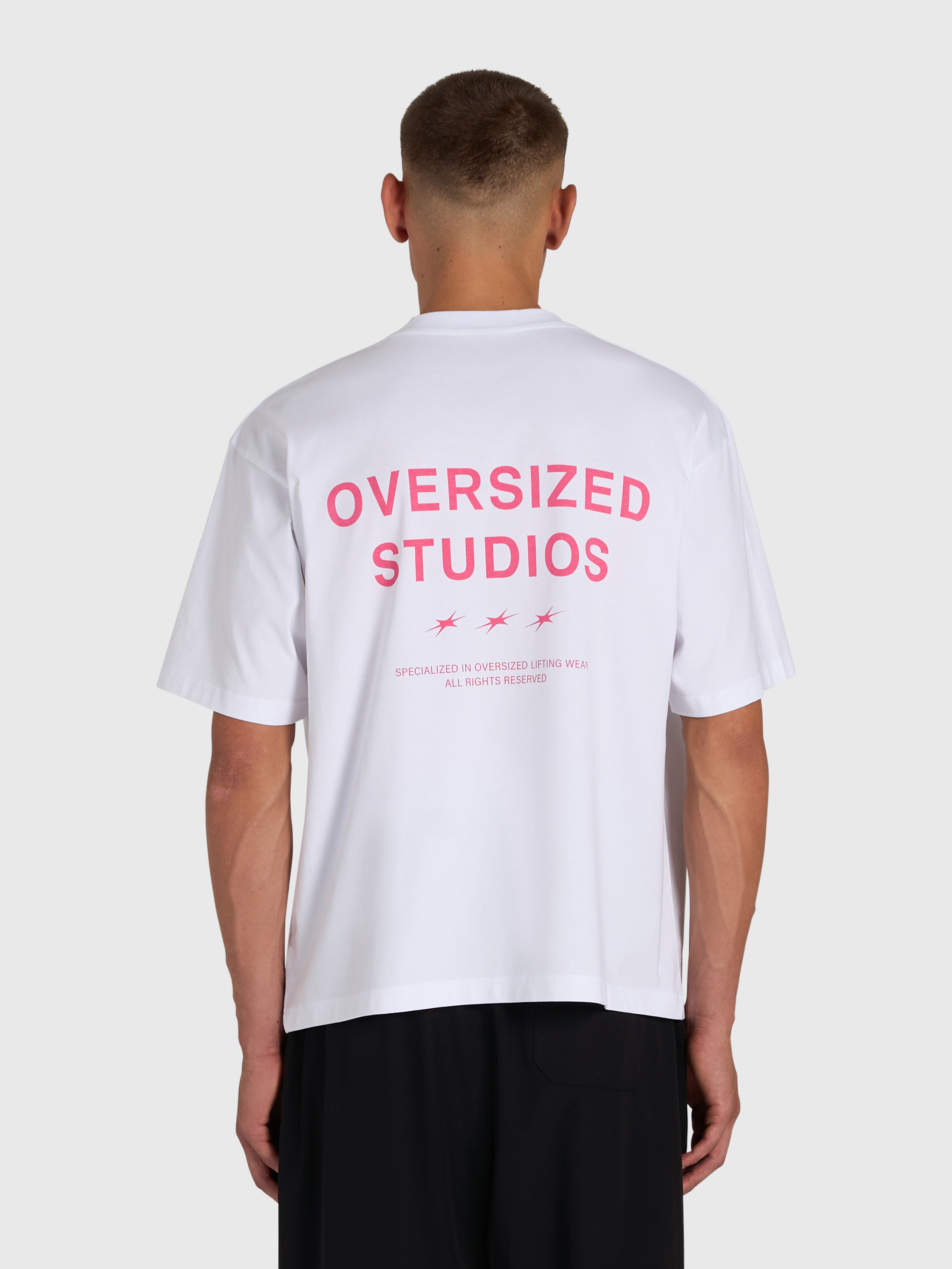 Confidence V2 Box Tee - White/Pink