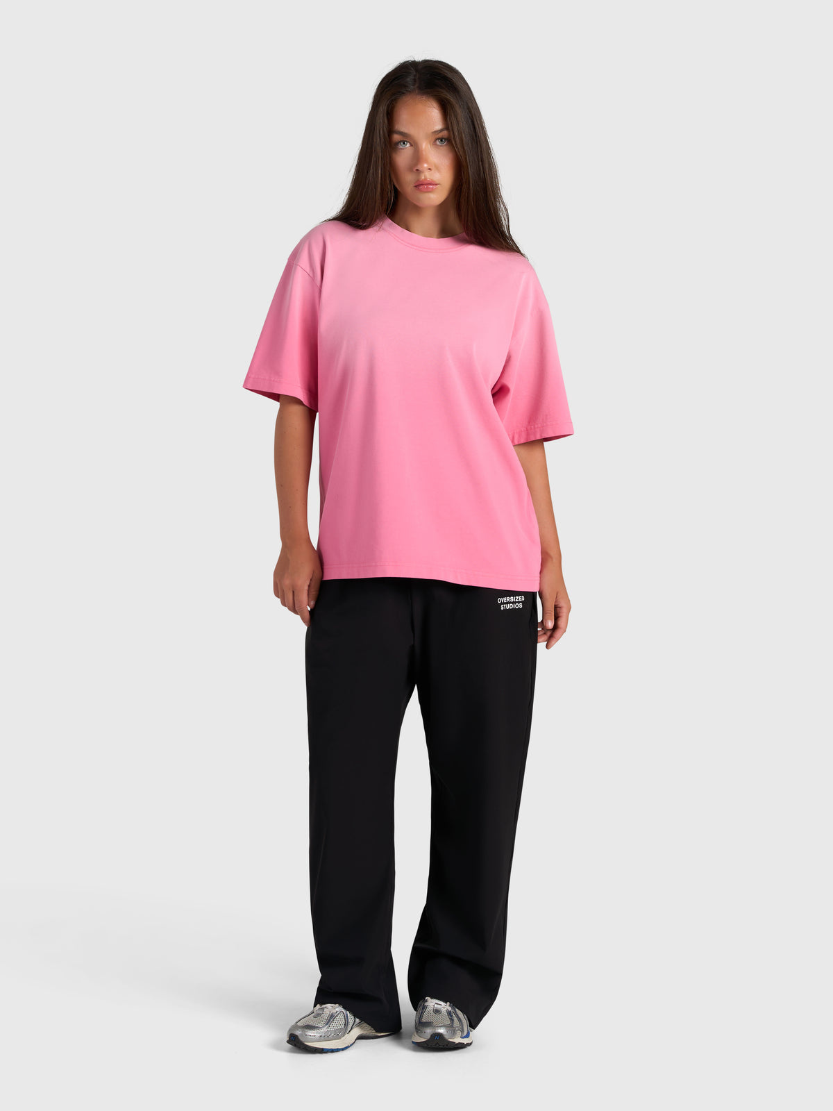 Confidence V2 Heavy Box Tee - Vintage Pink/White