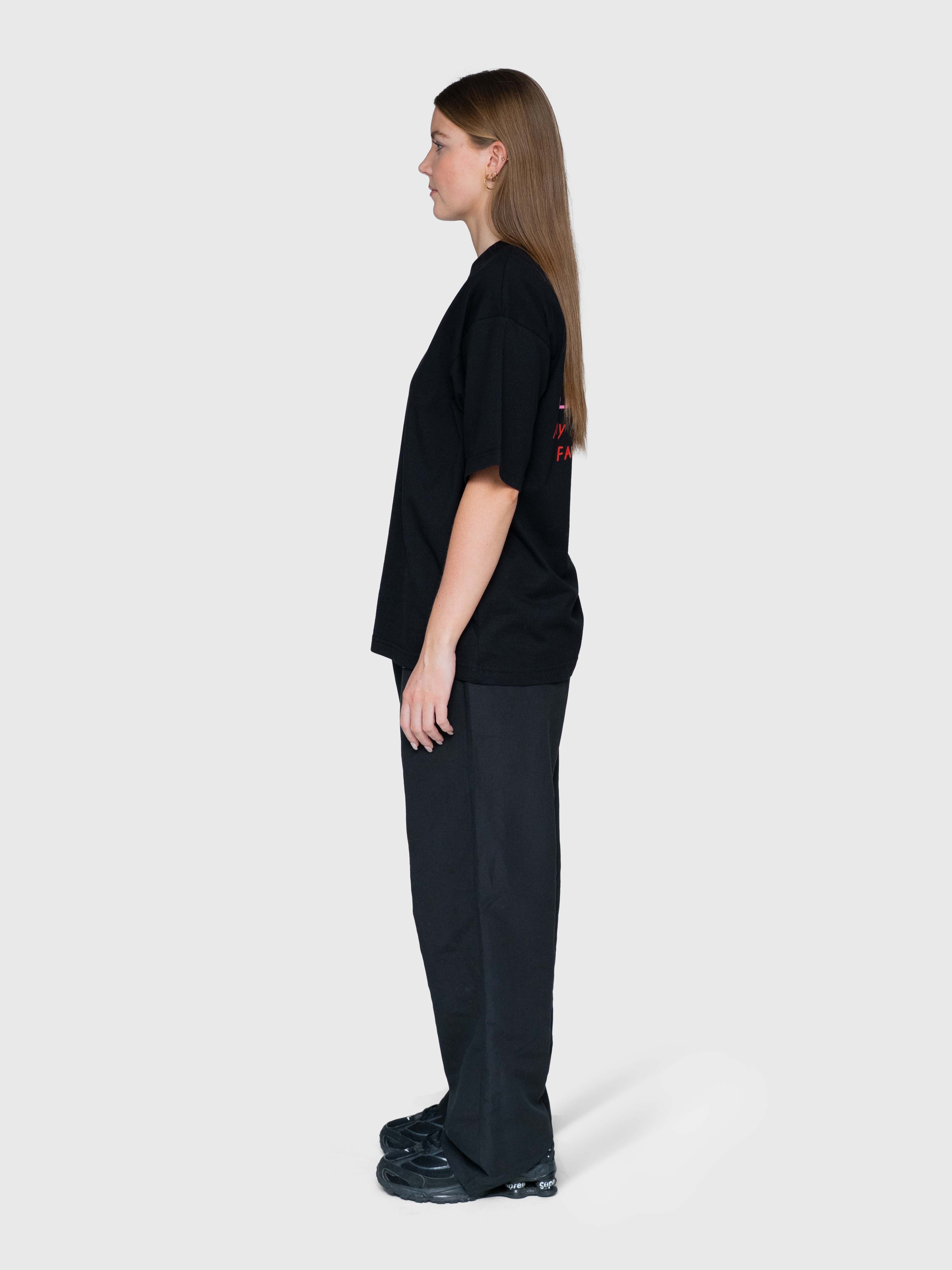 Ex's Box Tee - Black/Pink