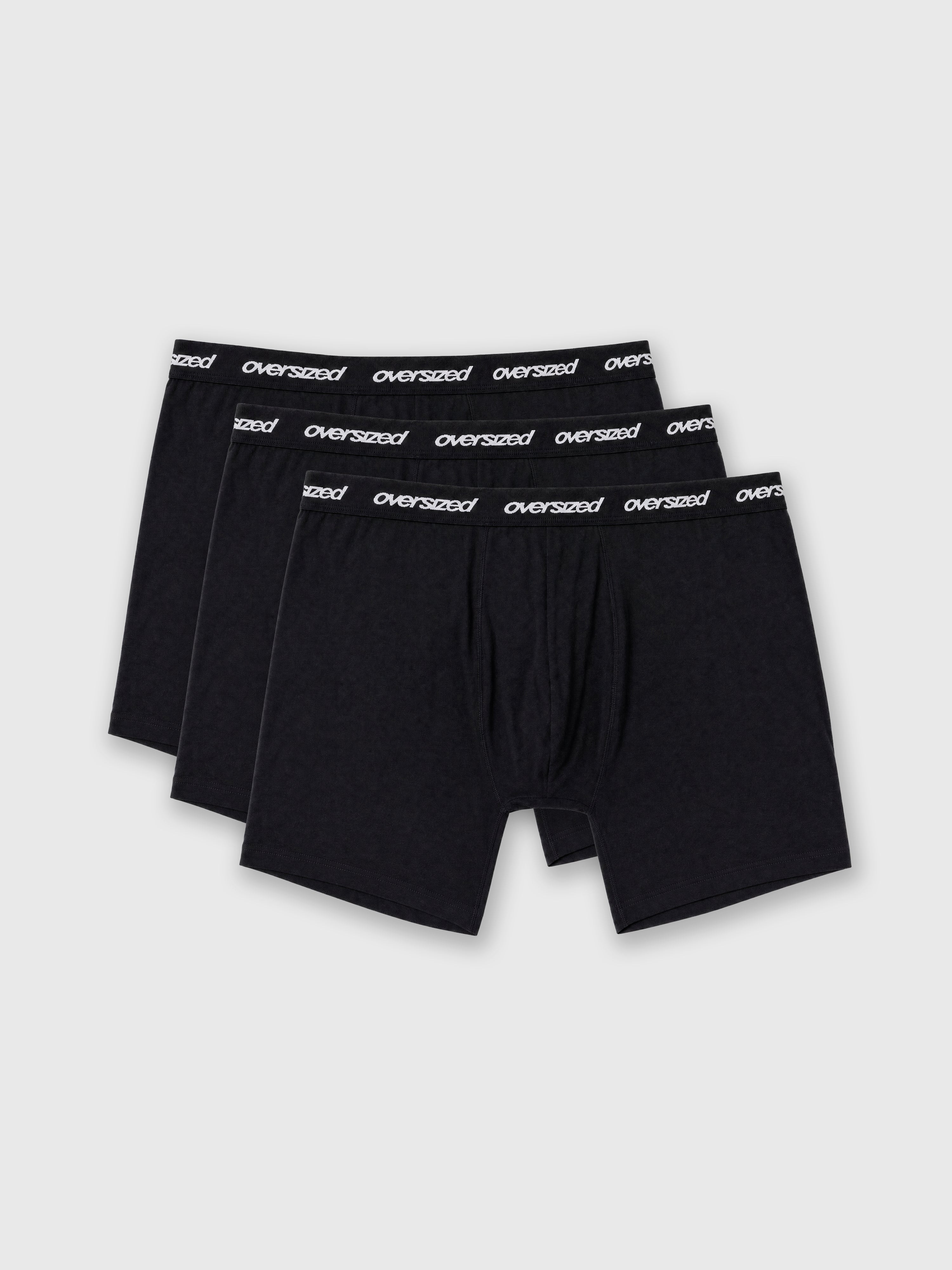 3-Pack Boxers - Black/White