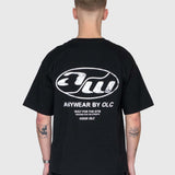 Anywear Heavyweight Box Tee - Black/White