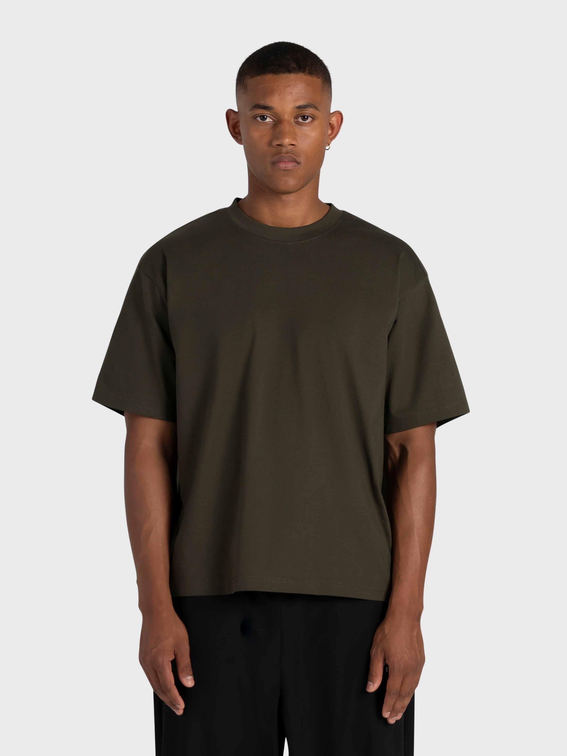 Confidence V2 Box Tee - Army/Army