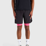 Stamina 2-1 Shorts - Black/Pink