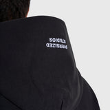 Contrast Zip Hoodie - Vintage Black/White