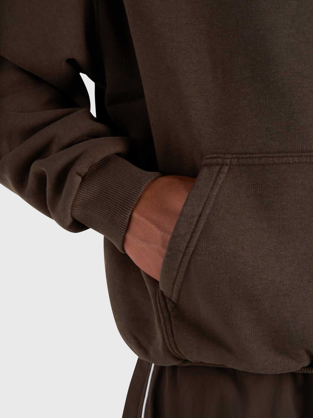 Cursive Hoodie - Vintage Brown/Red