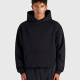 Cursive Hoodie - Vintage Black/White