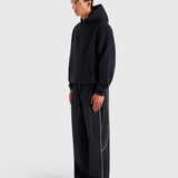 Cursive Hoodie - Vintage Black/White