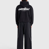 Cursive Hoodie - Vintage Black/White