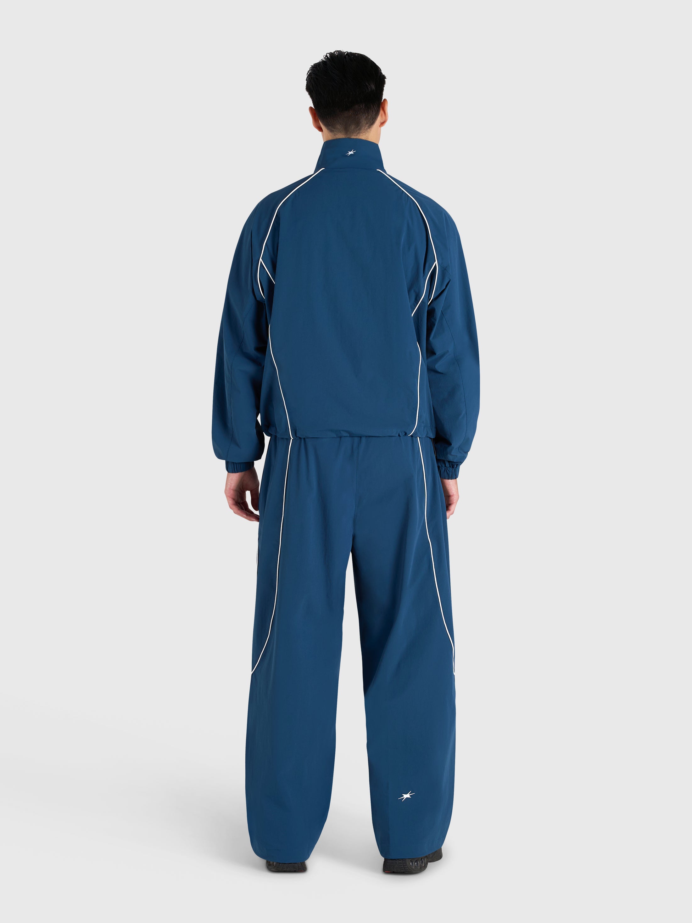 Active Track Jacket - Metallic Blue/White