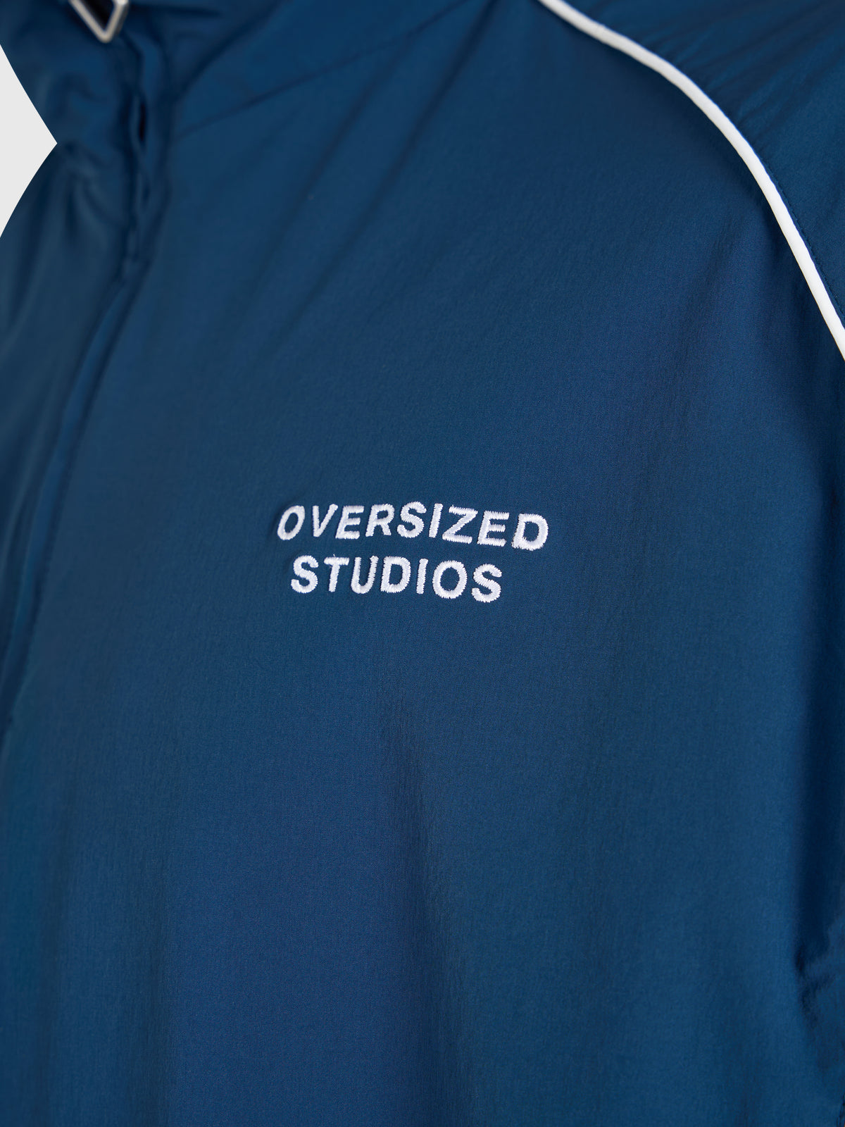Active Track Jacket - Metallic Blue/White