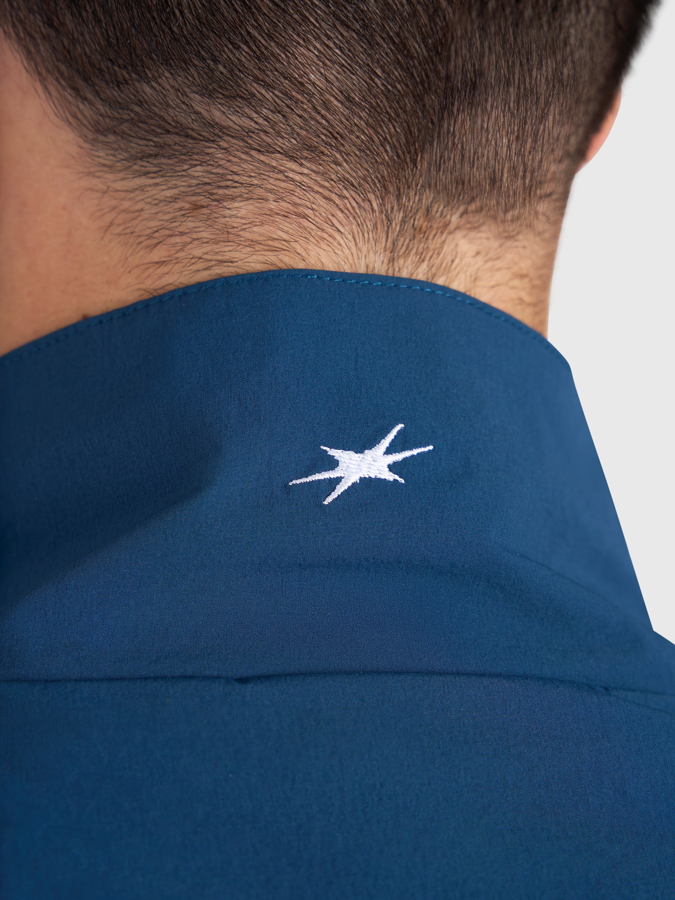 Active Track Jacket - Metallic Blue/White