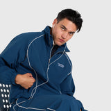 Active Track Jacket - Metallic Blue/White