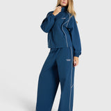 Active Track Pants - Metallic Blue/White