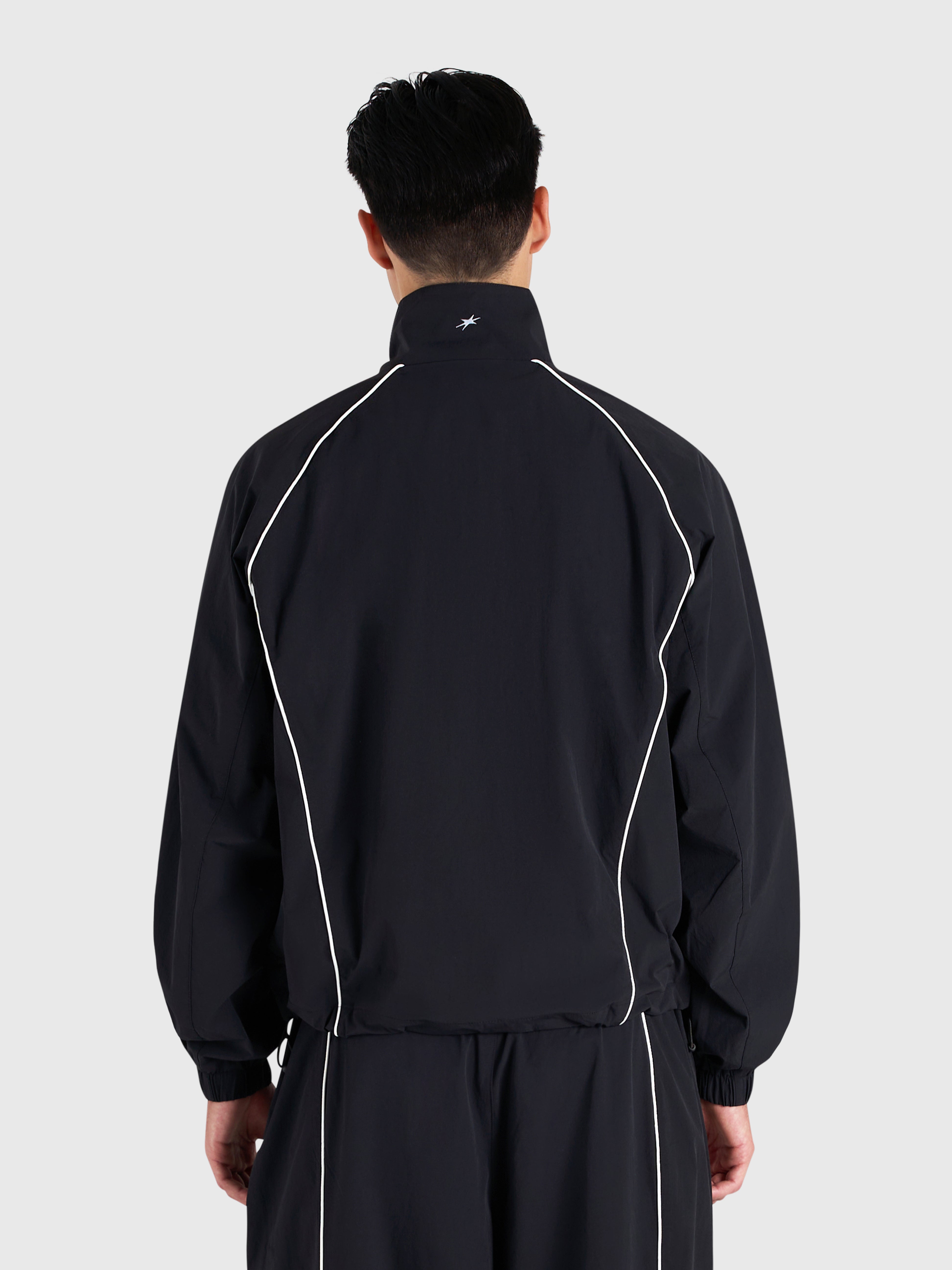 Active Track Jacket - Black/White