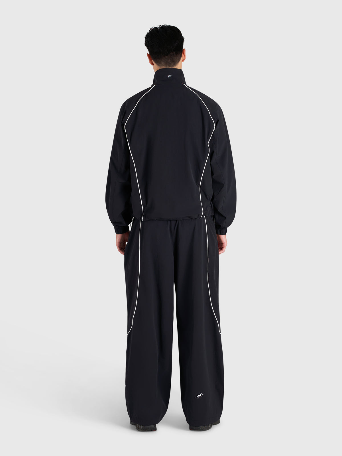 Active Track Jacket - Black/White