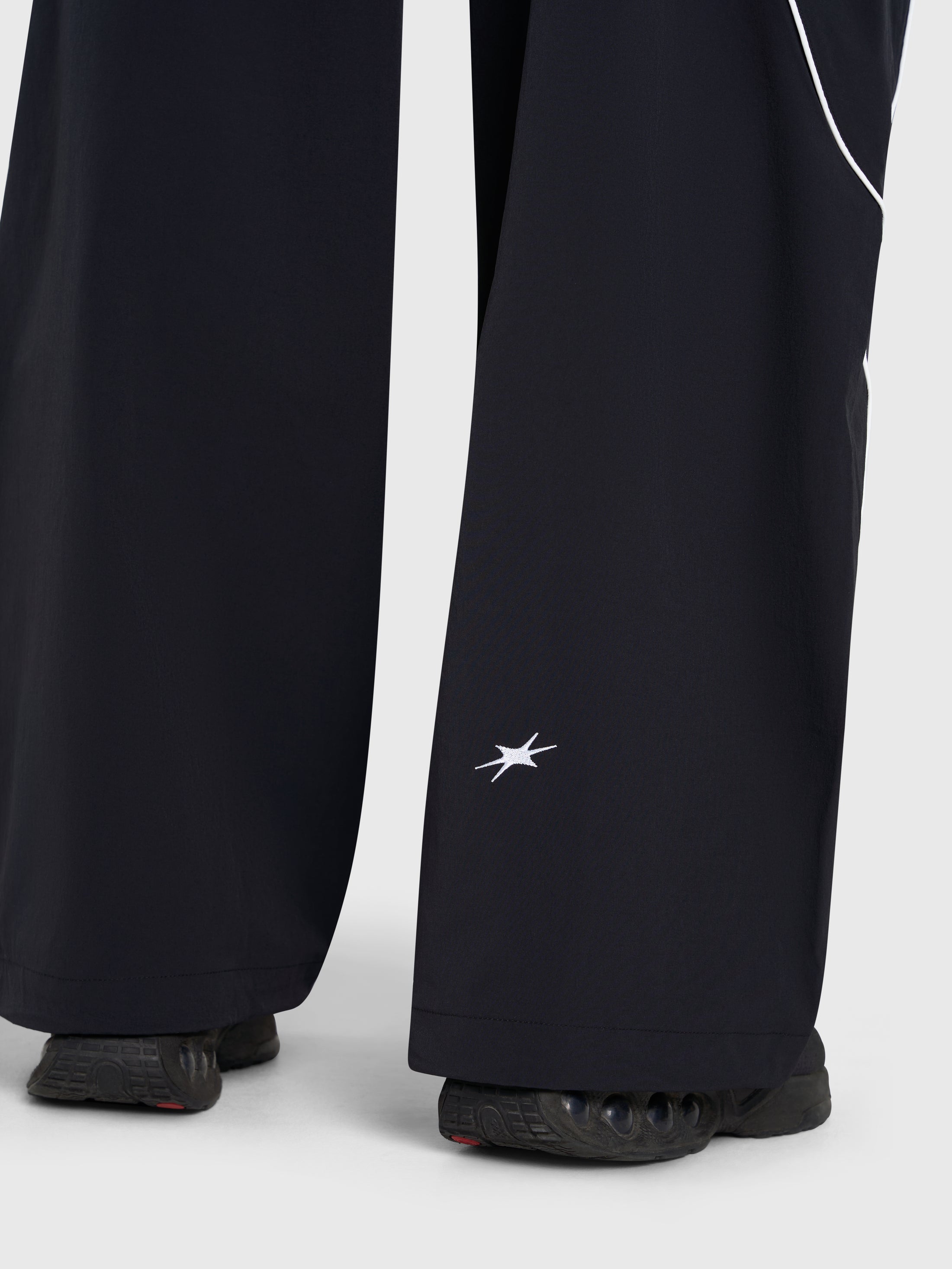 Active Track Pants - Black/White