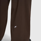 Active Track Pants - Brown/White