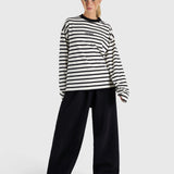 Striped Long Sleeve - Black/White