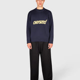 Logo Knit Sweater - Navy/Yellow