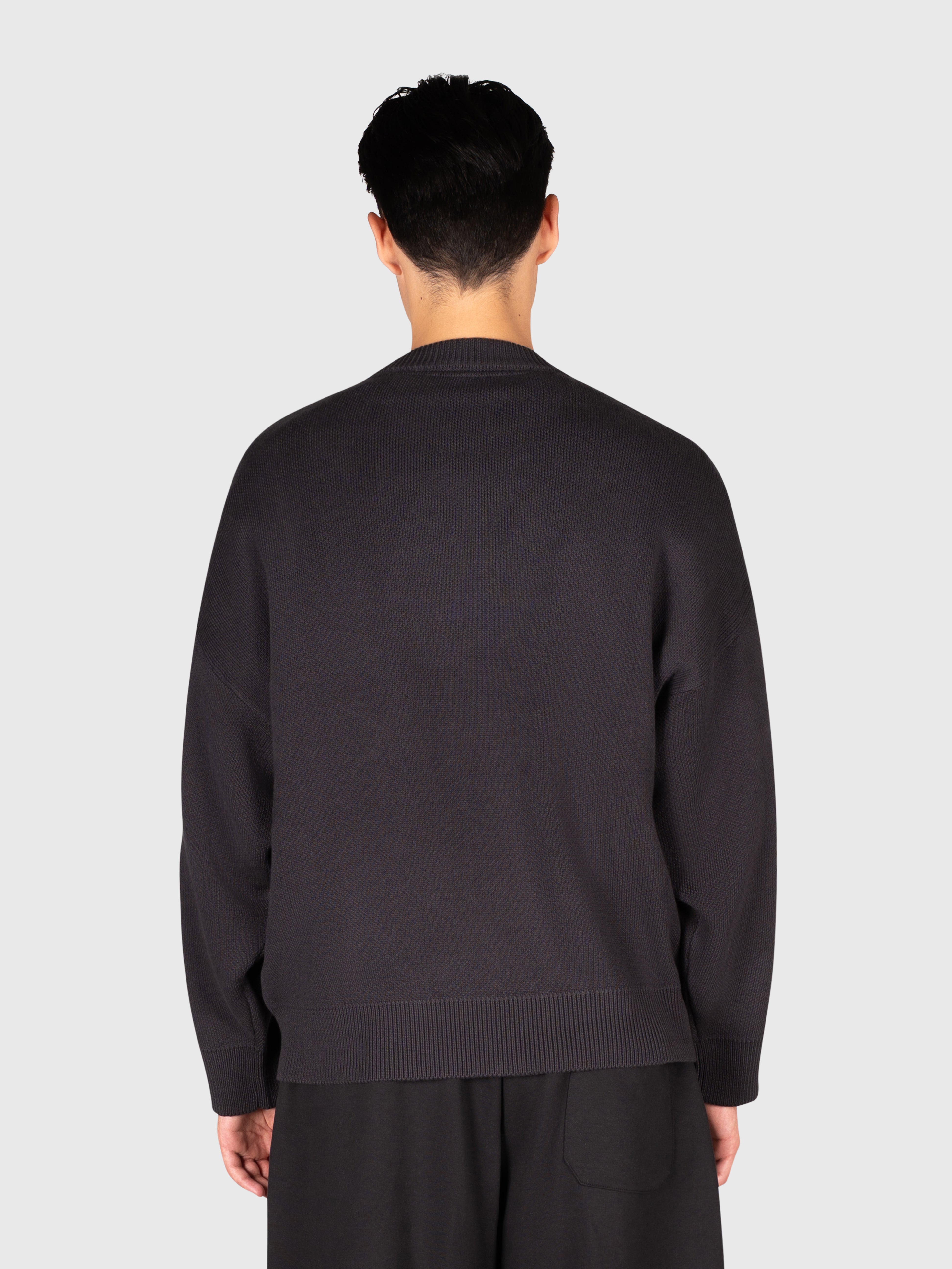 Logo Knit Sweater - Black/White
