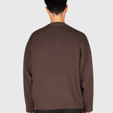 Logo Knit Sweater - Brown/Black