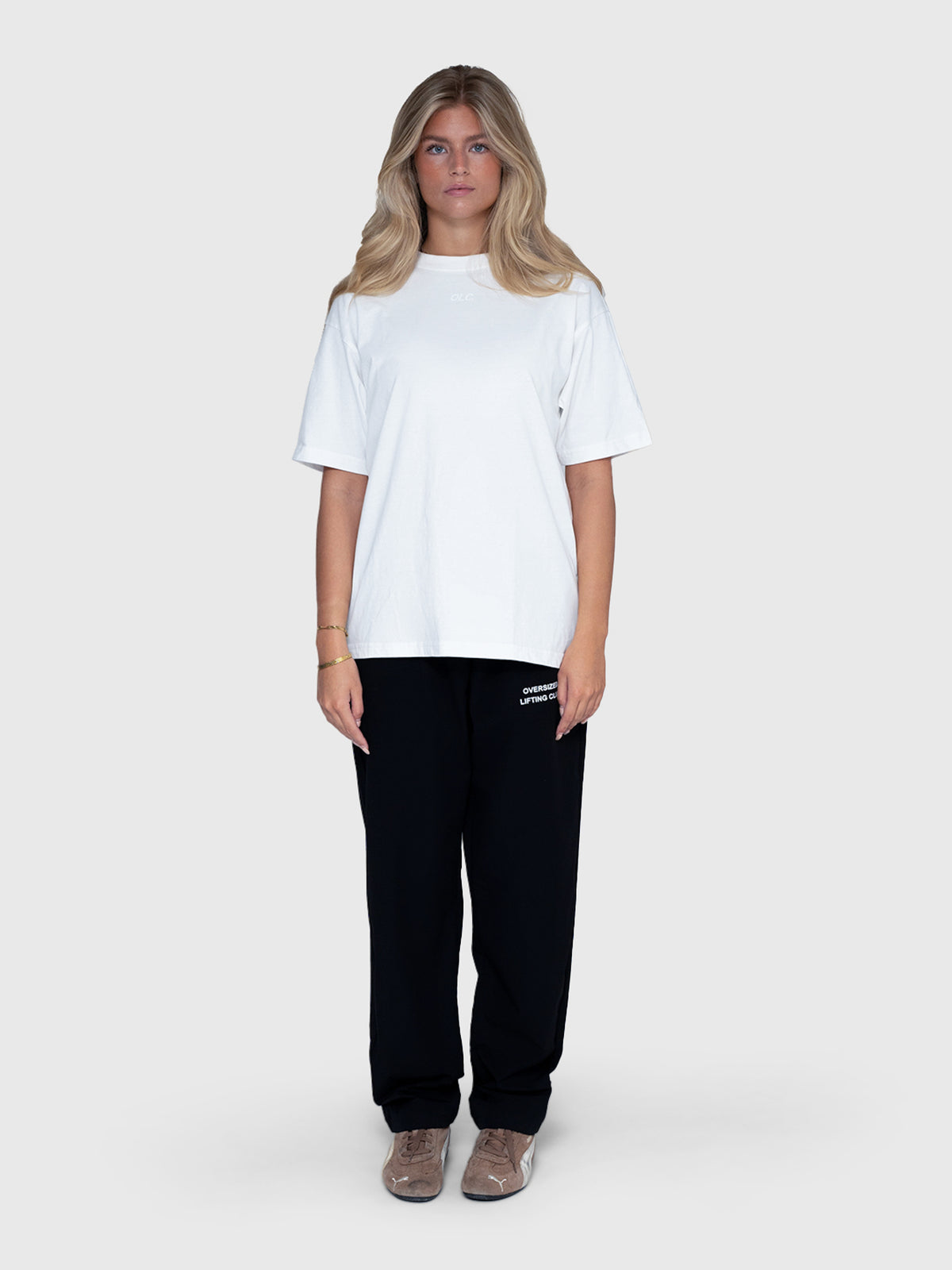 Confidence Box Tee - White/Black