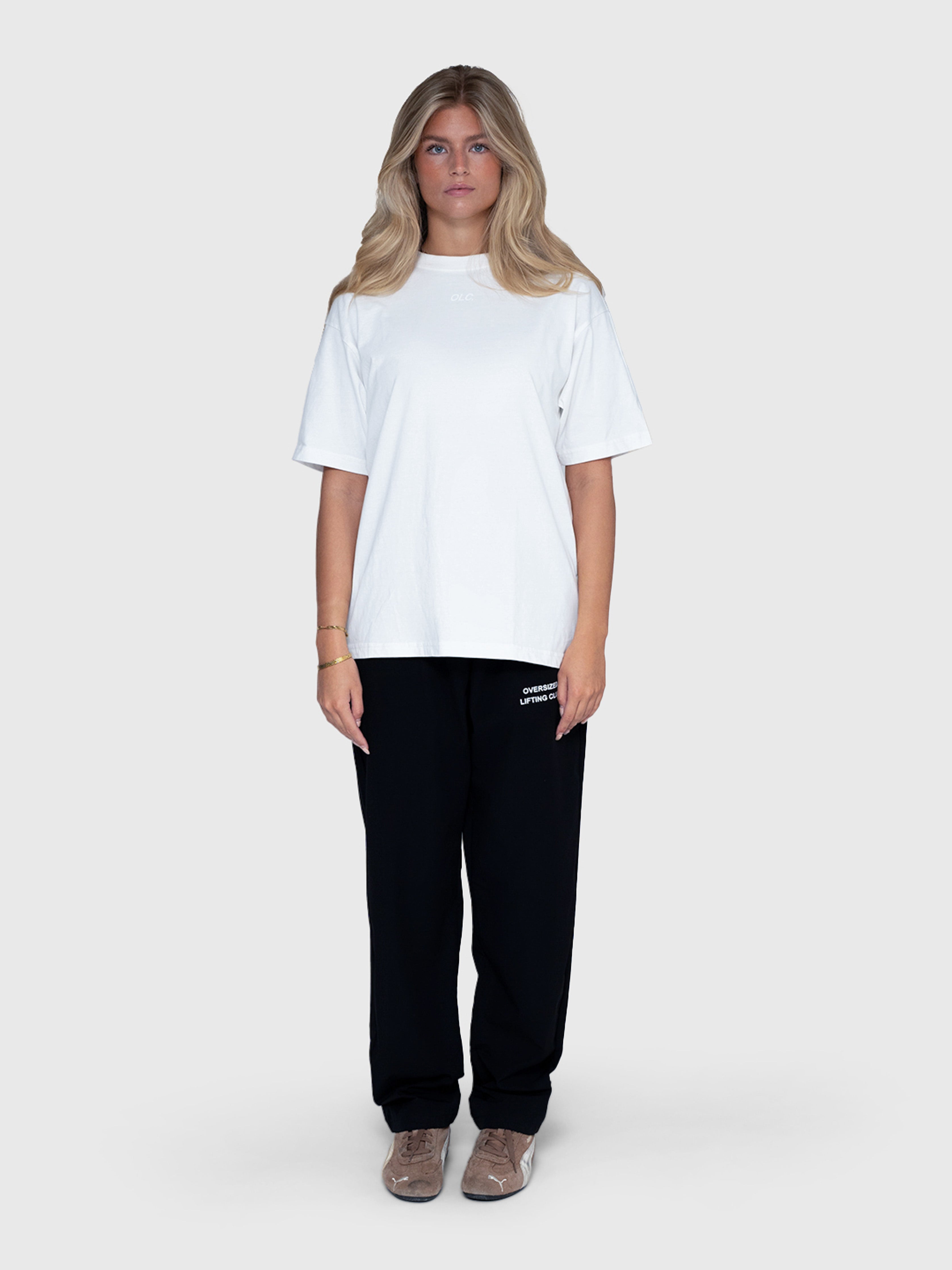 Confidence Box Tee - White/Black