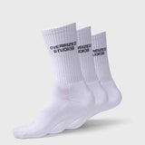 3-Pack Confidence V2 Socks - White/Black