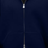 Scuba Embossed Zip Hoodie - Midnight Navy