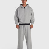 Confidence V2 Zip Hoodie - Cloud Grey/Black