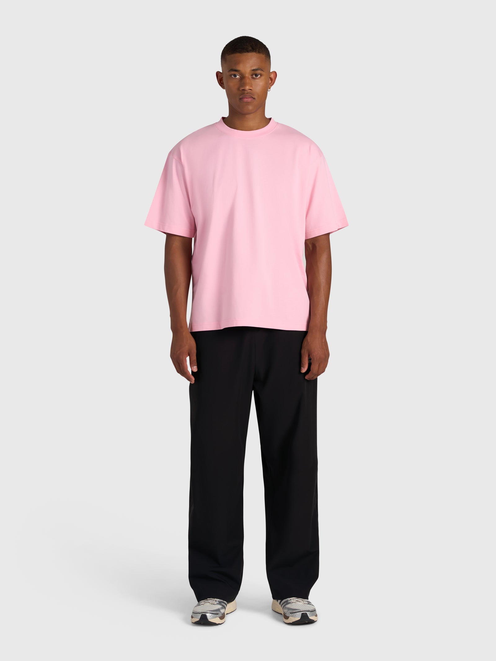 Confidence V2 Box Tee - Pink/White