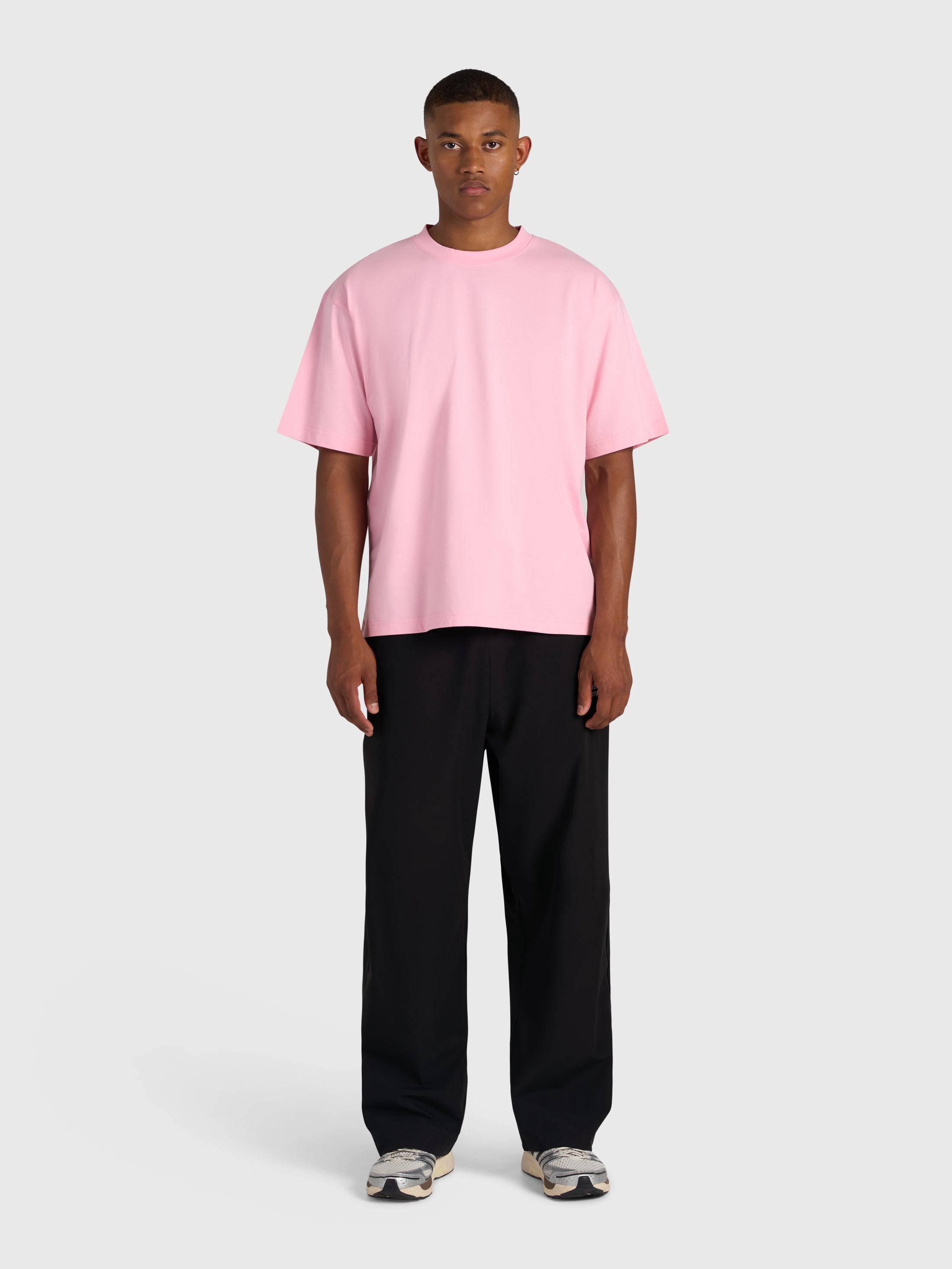 Confidence V2 Box Tee - Pink/White