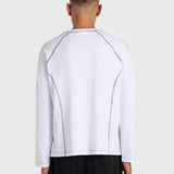 Contrast Raglan Long Sleeve - White/Black