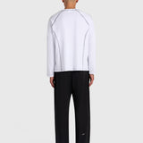 Contrast Raglan Long Sleeve - White/Black