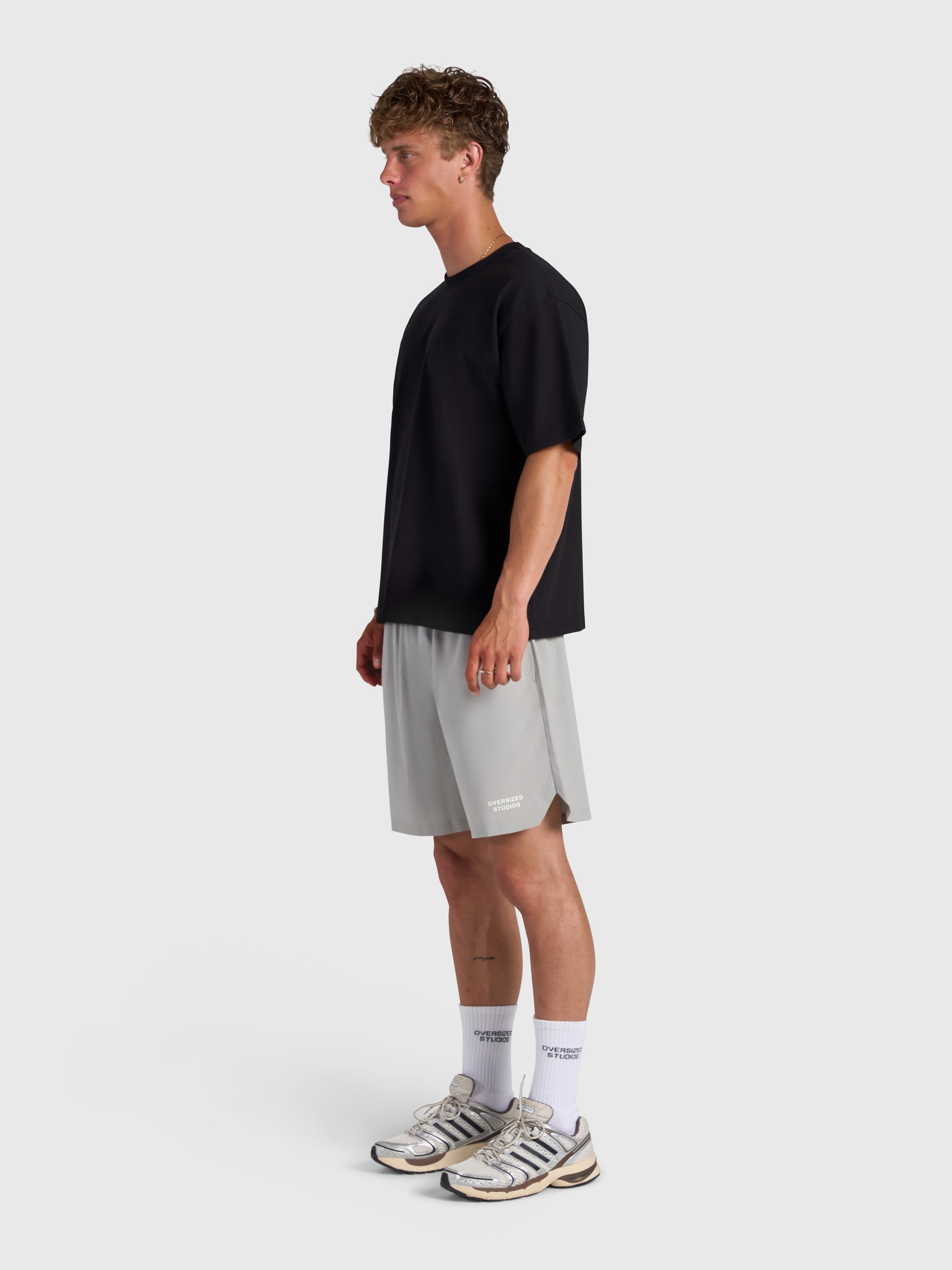 Confidence V2 Tech Shorts - Grey/White