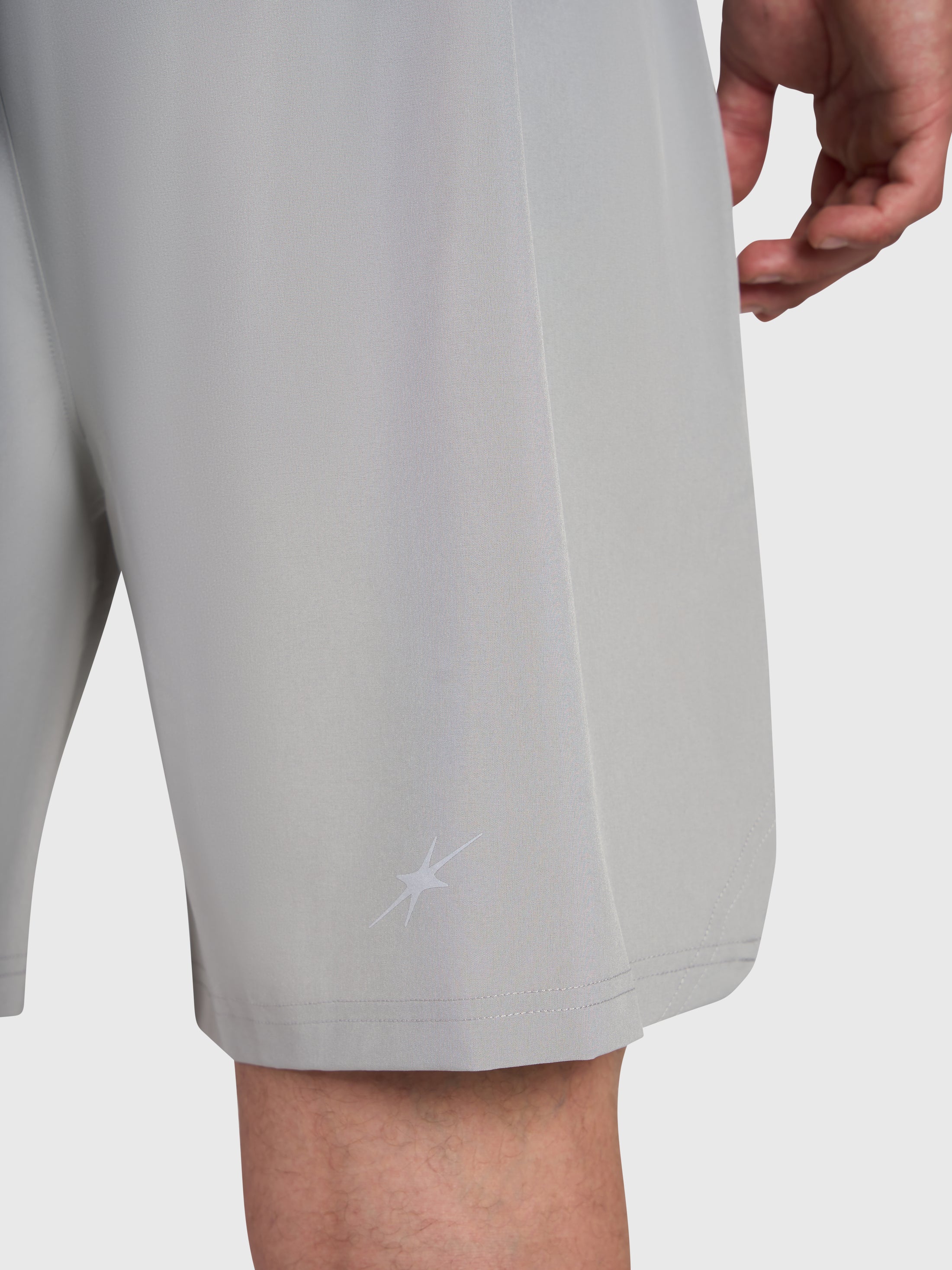 Confidence V2 Tech Shorts - Grey/White