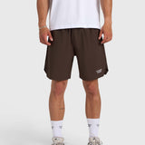 Confidence V2 Tech Shorts - Brown/White