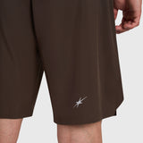 Confidence V2 Tech Shorts - Brown/White