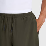 Confidence V2 Tech Shorts - Army/White