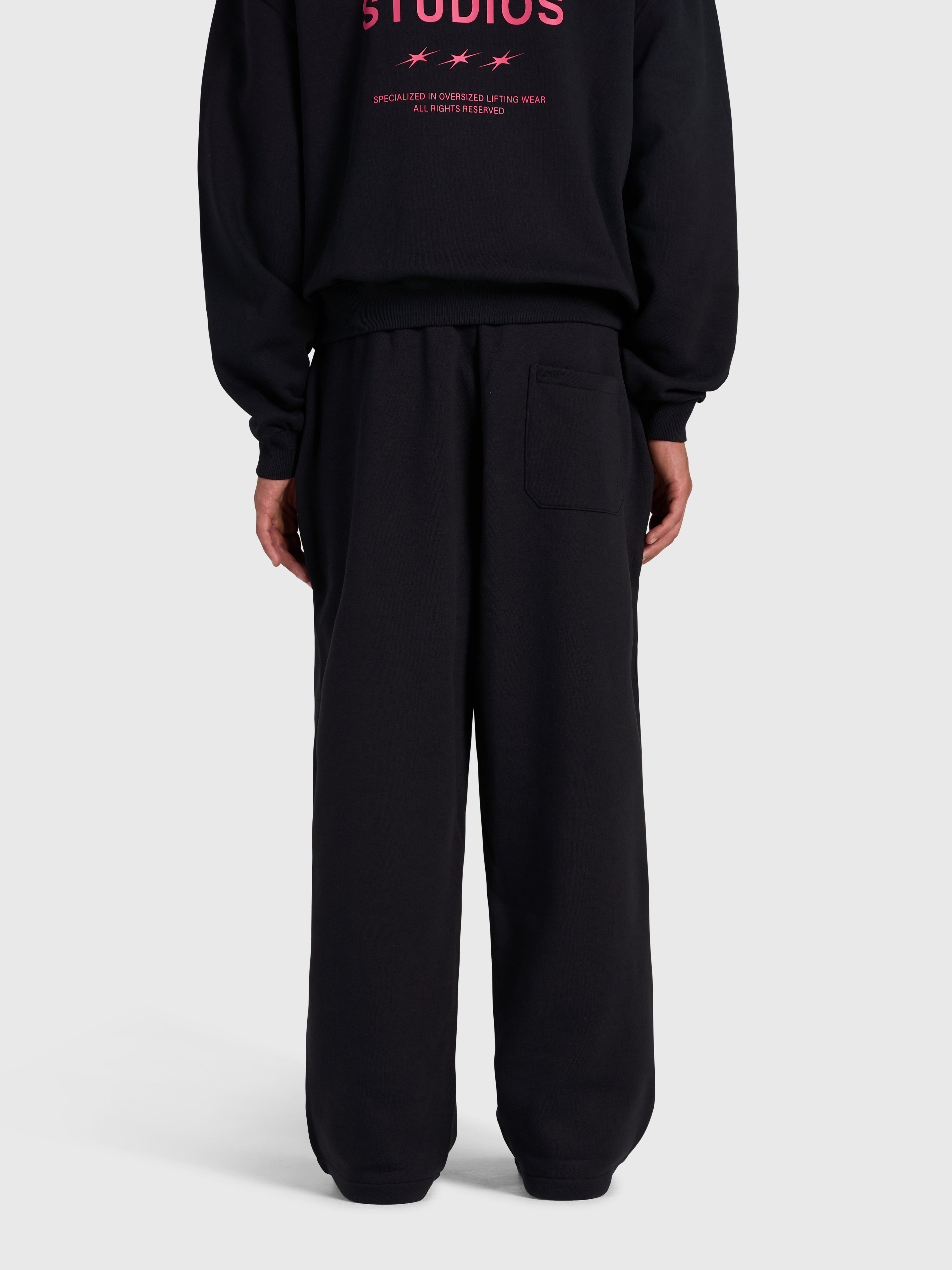 Confidence V2 Sweatpants - Black/White