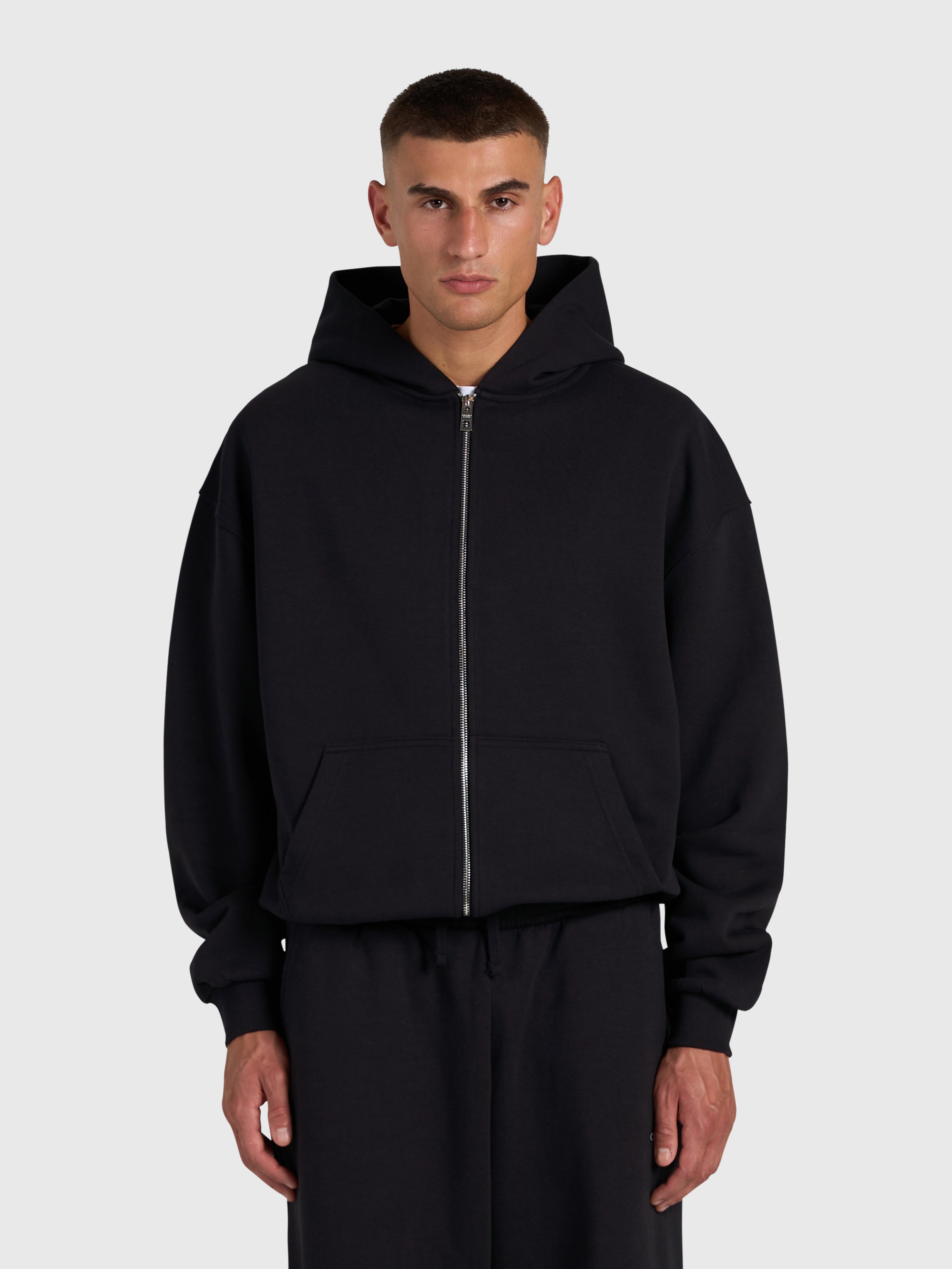 Confidence V2 Zip Hoodie - Black/Pink