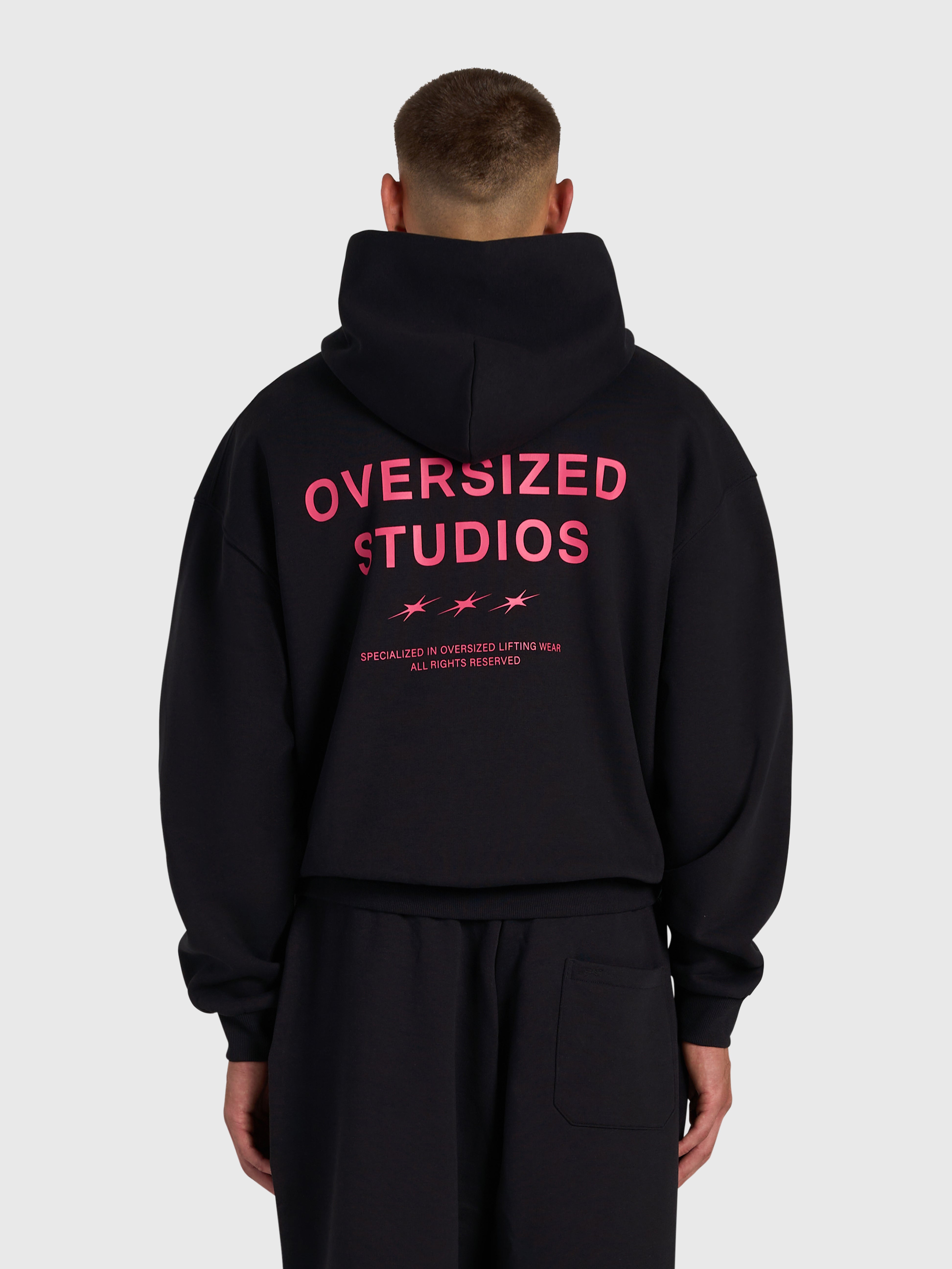 Confidence V2 Zip Hoodie - Black/Pink