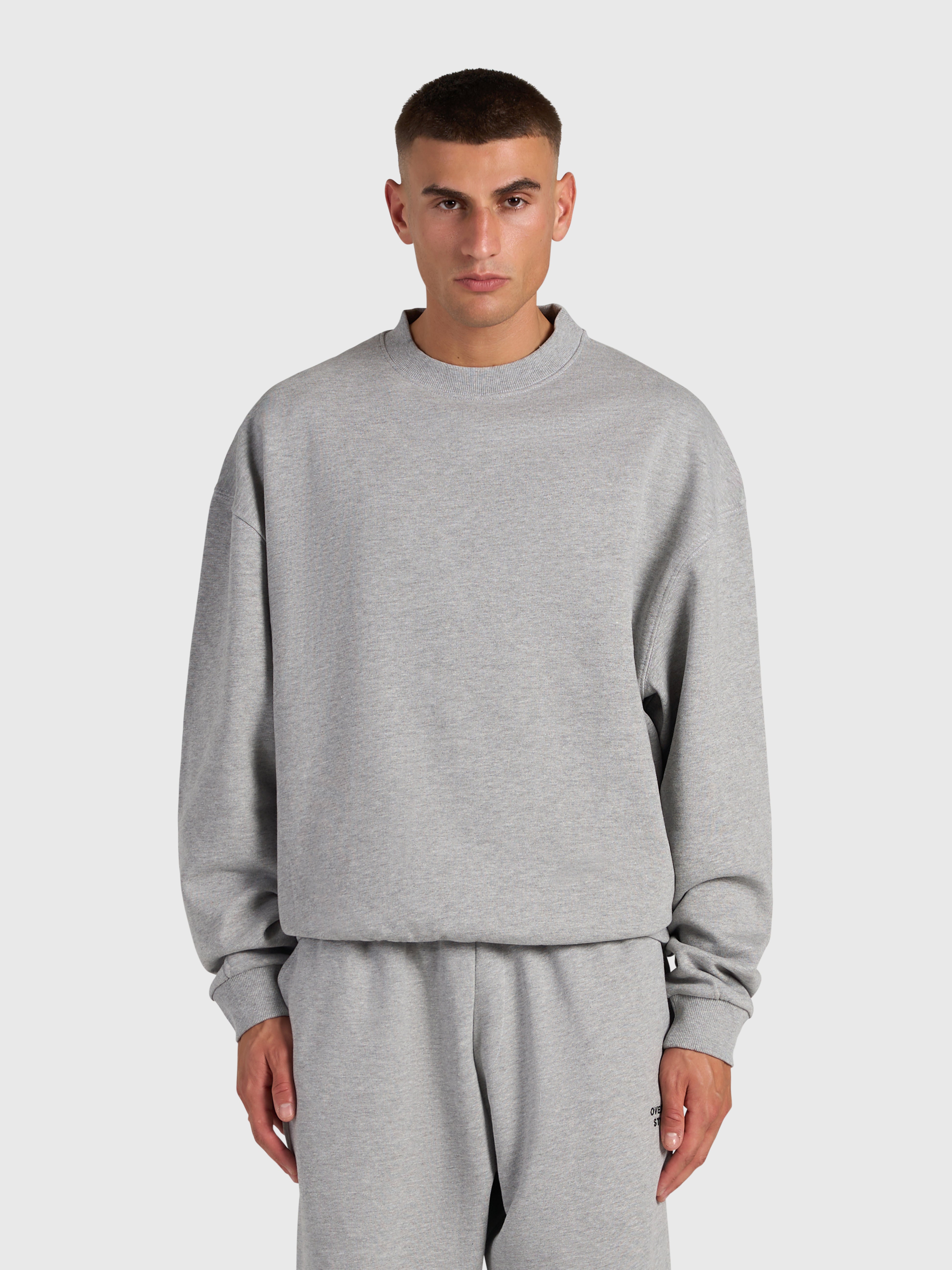 Confidence V2 Sweatshirt - Cloud Grey/White